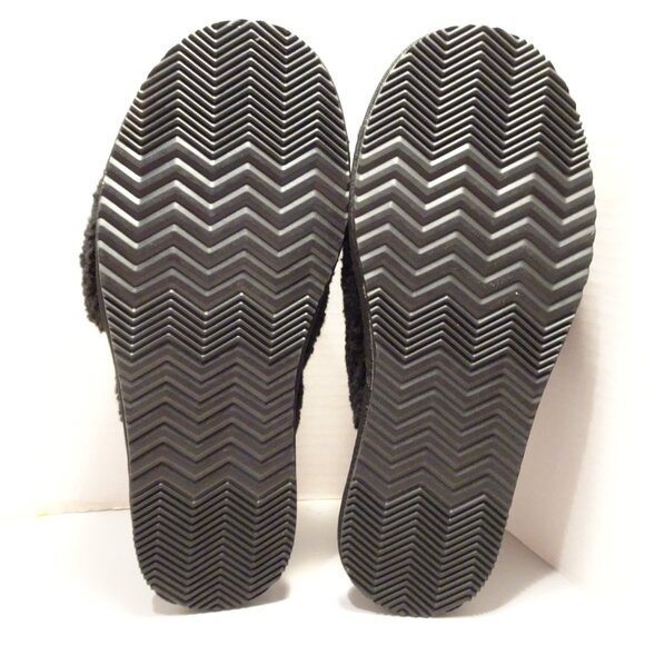 Sorel Go Mail Run Womens Slippers Size 6 Faux Sherpa Slip On Slides Black NEW - Picture 3 of 3